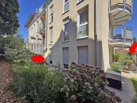 Seitenansicht Seitenansicht - Souterrain-Wohnung in 63906 Erlenbach mit 55m² kaufen