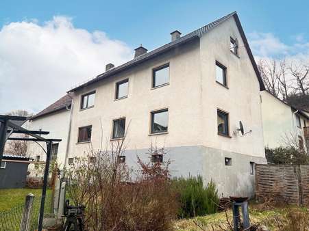 Gartenansicht - Zweifamilienhaus in 63864 Glattbach mit 157m² kaufen