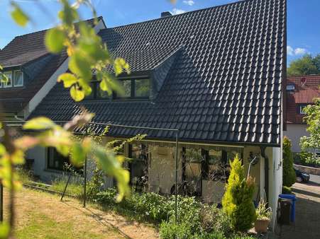 Gartenansicht - Zweifamilienhaus in 63864 Glattbach mit 152m² kaufen