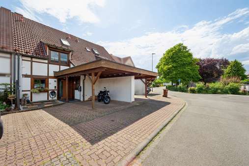 Außenansicht Außenansicht - Reihenmittelhaus in 63791 Karlstein mit 124m² kaufen