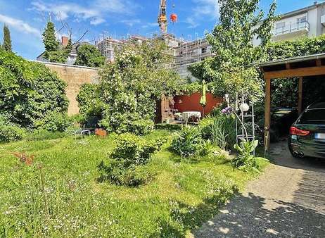 Garten mit Freisitz - Zweifamilienhaus in 63739 Aschaffenburg mit 208m² kaufen