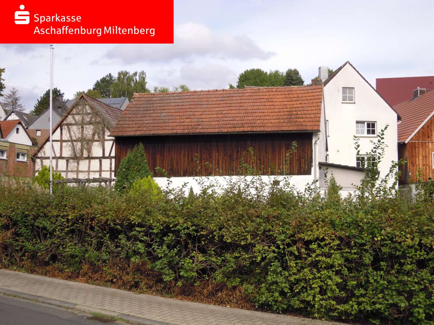 Blick Richtung Grundstück - Grundstück in 63773 Goldbach mit 361m² kaufen