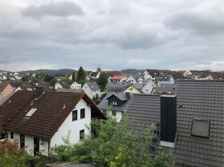 Blick vom Balkon über Haibach - Einfamilienhaus in 63808 Haibach mit 171m² kaufen