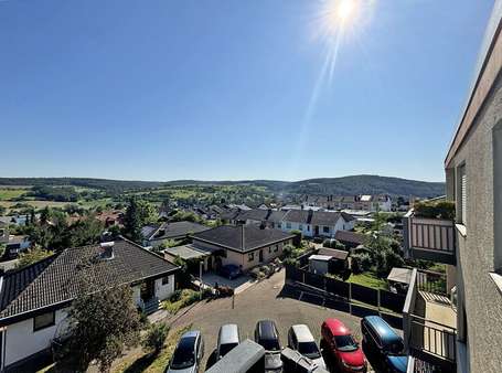 Ausblick vom Balkon - Etagenwohnung in 63785 Obernburg mit 76m² kaufen
