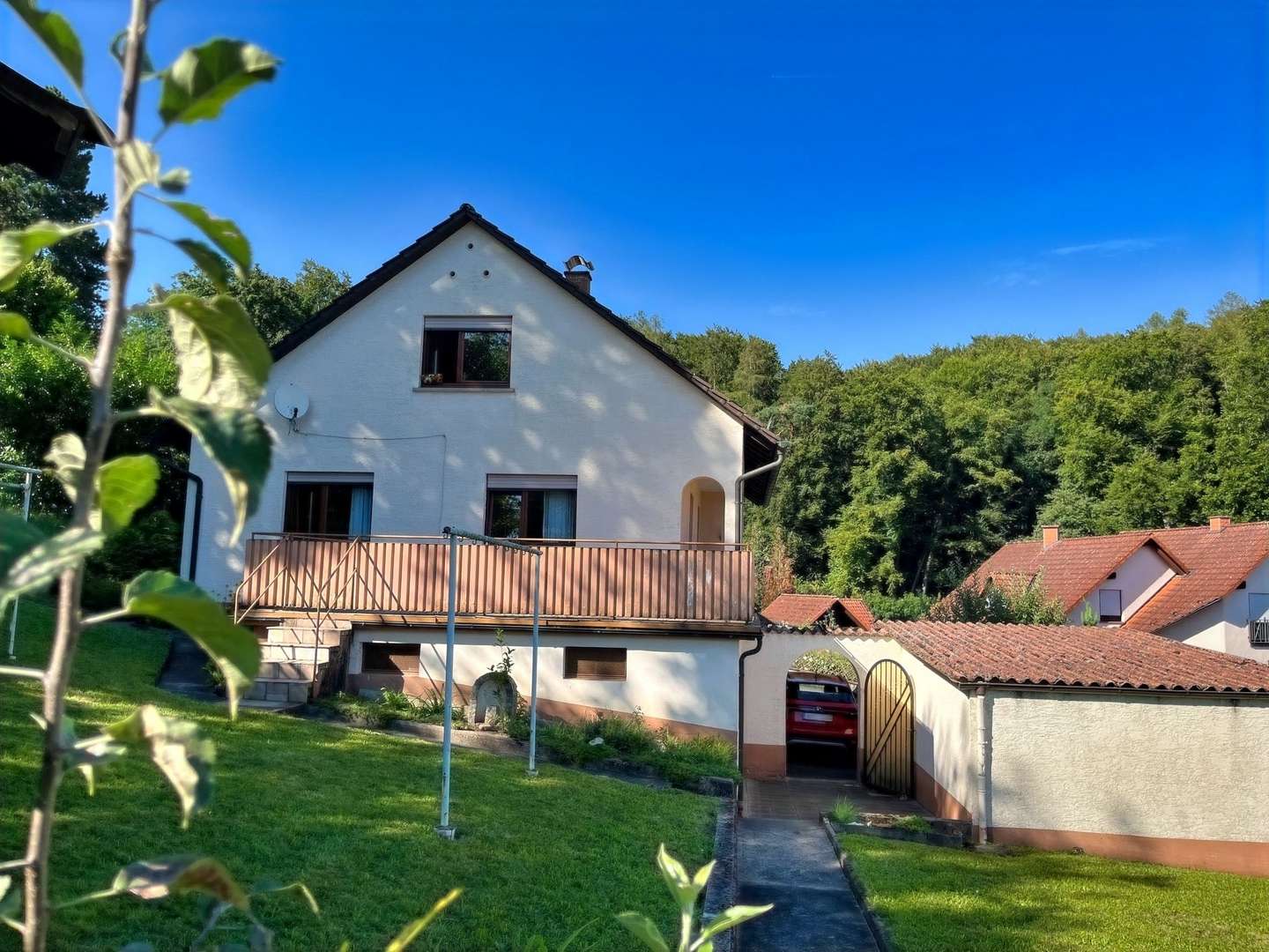 Gartenansicht - Einfamilienhaus in 63864 Glattbach mit 149m² kaufen