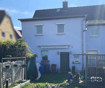 Rückfront - Doppelhaushälfte in 06712 Zeitz mit 111m² kaufen