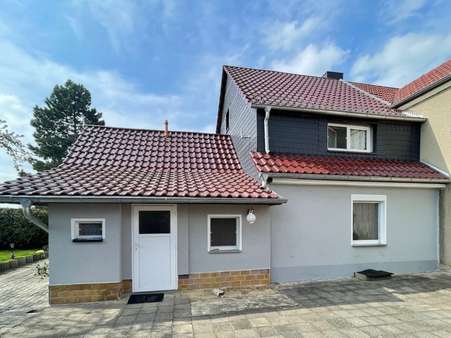 Rückfront Rückfront - Doppelhaushälfte in 06729 Elsteraue mit 112m² kaufen