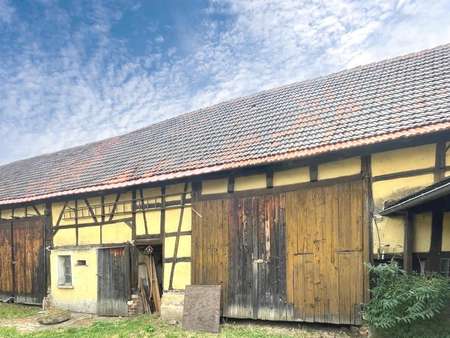 Scheune mit Durchfahrt Scheune mit Durchfahrt - Bauernhaus in 06729 Elsteraue mit 155m² kaufen