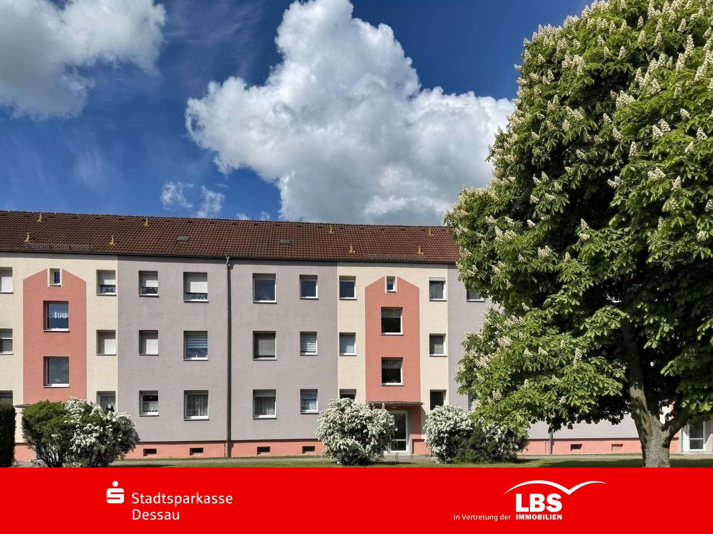 Vorderansicht - Etagenwohnung in 06862 Dessau-Roßlau mit 59m² kaufen