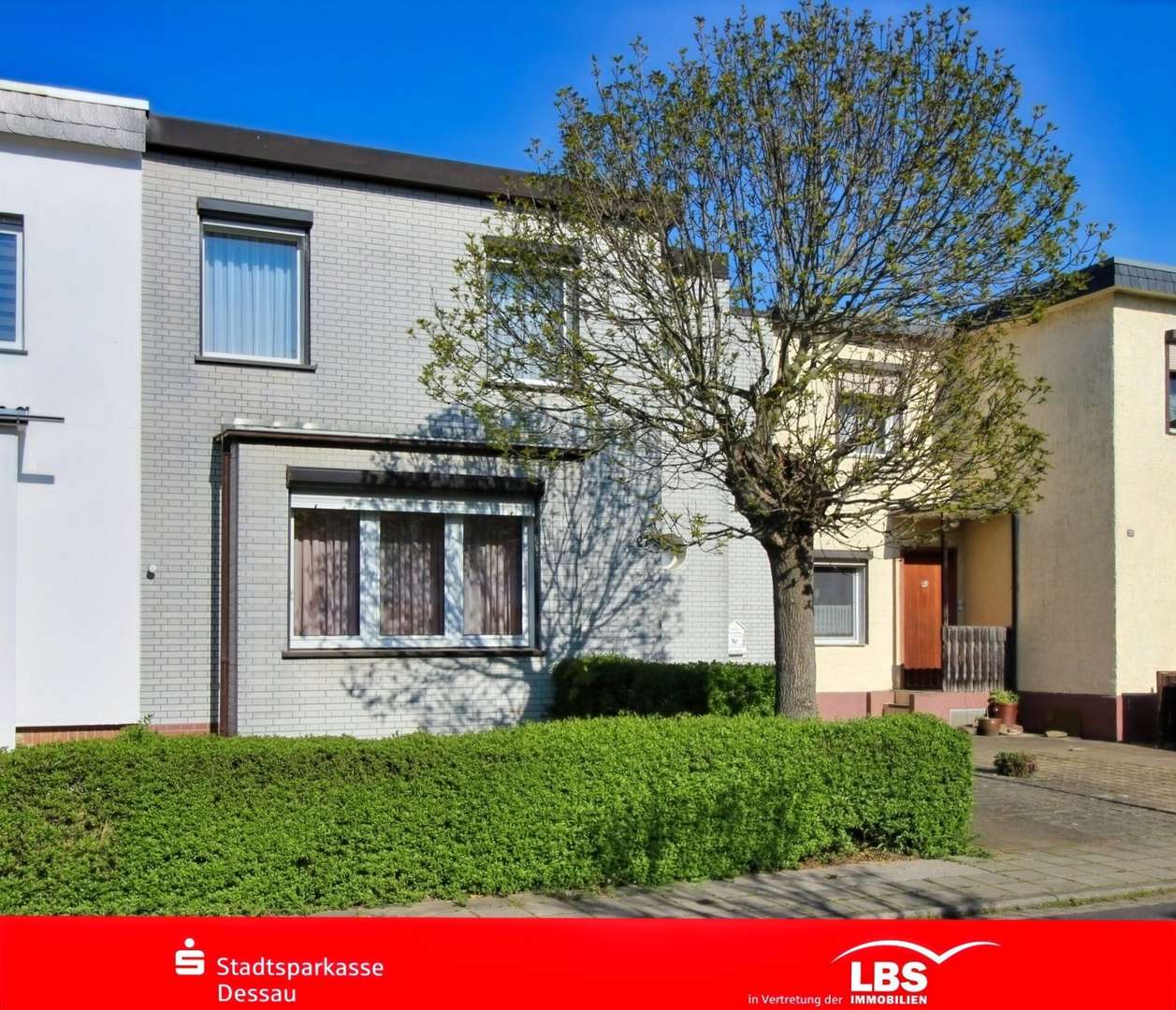 Vorderansicht - Reihenmittelhaus in 06849 Dessau-Roßlau mit 133m² kaufen