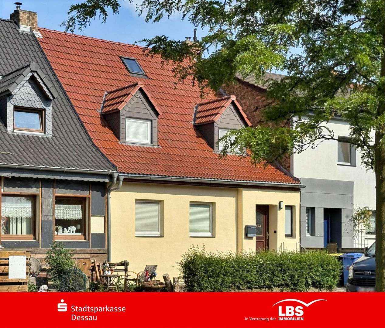 Straßenansicht Straßenansicht - Reihenmittelhaus in 06846 Dessau-Roßlau mit 150m² kaufen