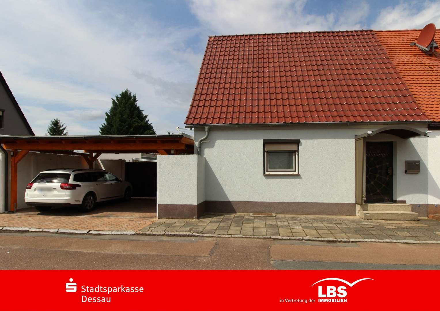 Vorderansicht Vorderansicht - Doppelhaushälfte in 06849 Dessau-Roßlau mit 84m² kaufen