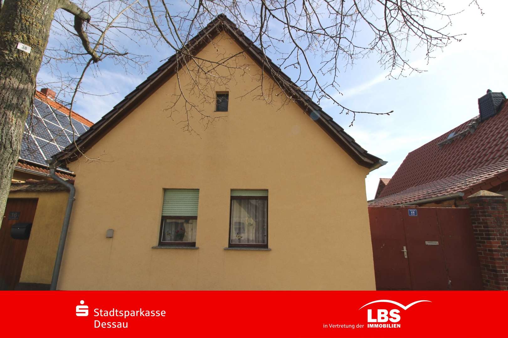 Straßenansicht - Einfamilienhaus in 06847 Dessau-Roßlau mit 80m² kaufen