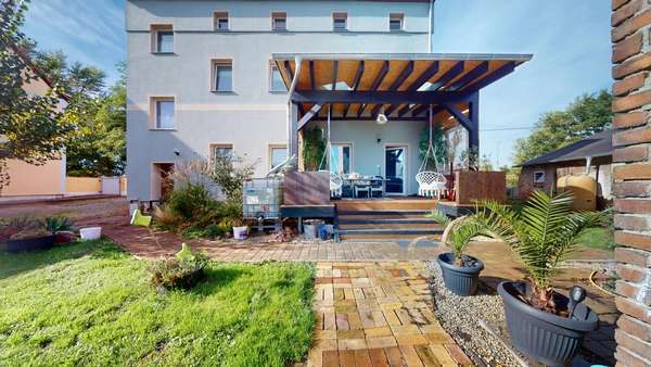 Terrasse - Einfamilienhaus in 06688 Weißenfels mit 300m² kaufen