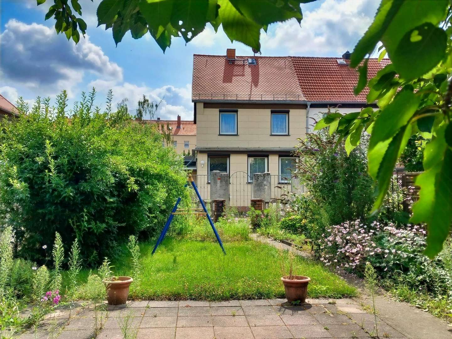 Rückansicht - Reihenendhaus in 06118 Halle mit 112m² kaufen