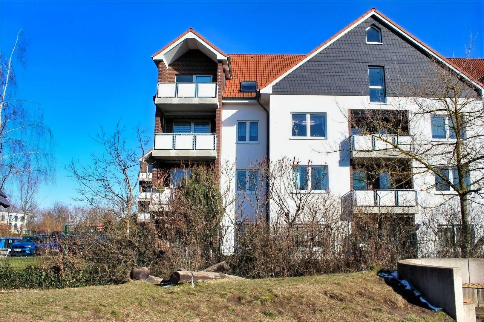 Hinteransicht - Etagenwohnung in 06237 Leuna mit 70m² als Kapitalanlage kaufen