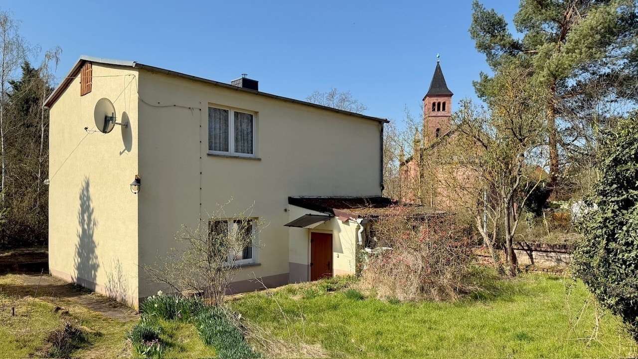 Ansicht von Gartenseite - Einfamilienhaus in 06193 Wettin-Löbejün mit 108m² kaufen