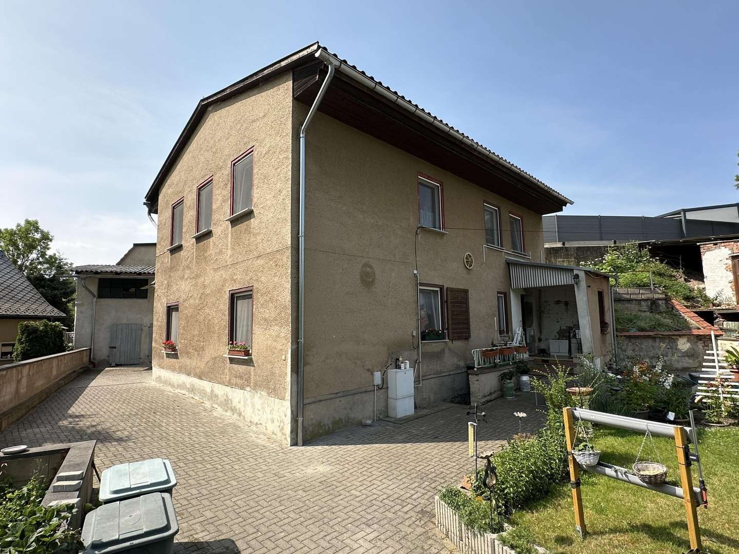 Gartenansicht Gartenansicht - Einfamilienhaus in 06249 Mücheln mit 140m² kaufen