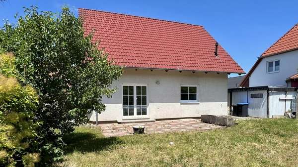 Garten und Terrasse Garten und Terrasse - Einfamilienhaus in 06317 Seegebiet Mansfelder Land mit 102m² kaufen