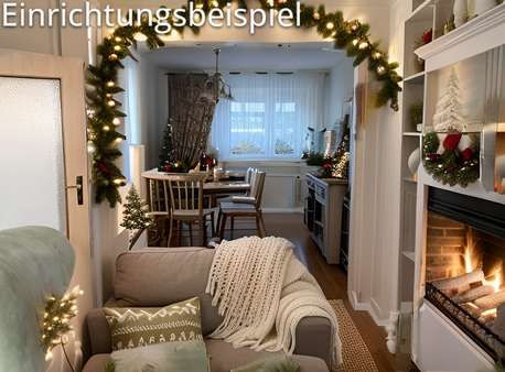 Essbereich  Bspl. Weihnachten - Reihenmittelhaus in 06128 Halle mit 110m² kaufen