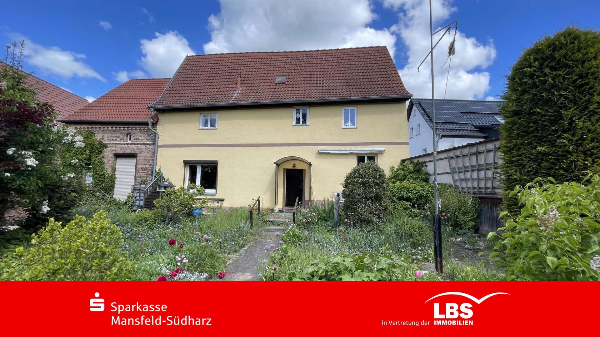 Ansicht Haus Südseite - Einfamilienhaus in 06528 Blankenheim mit 85m² kaufen