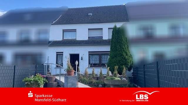 Vorderansicht Vorderansicht - Reihenmittelhaus in 06526 Sangerhausen mit 118m² kaufen