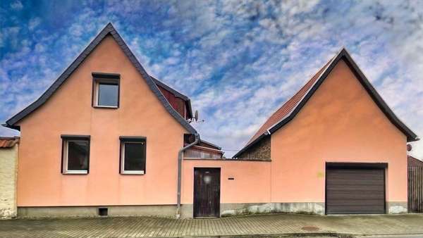 Vorderansicht - Einfamilienhaus in 06466 Gatersleben mit 80m² kaufen