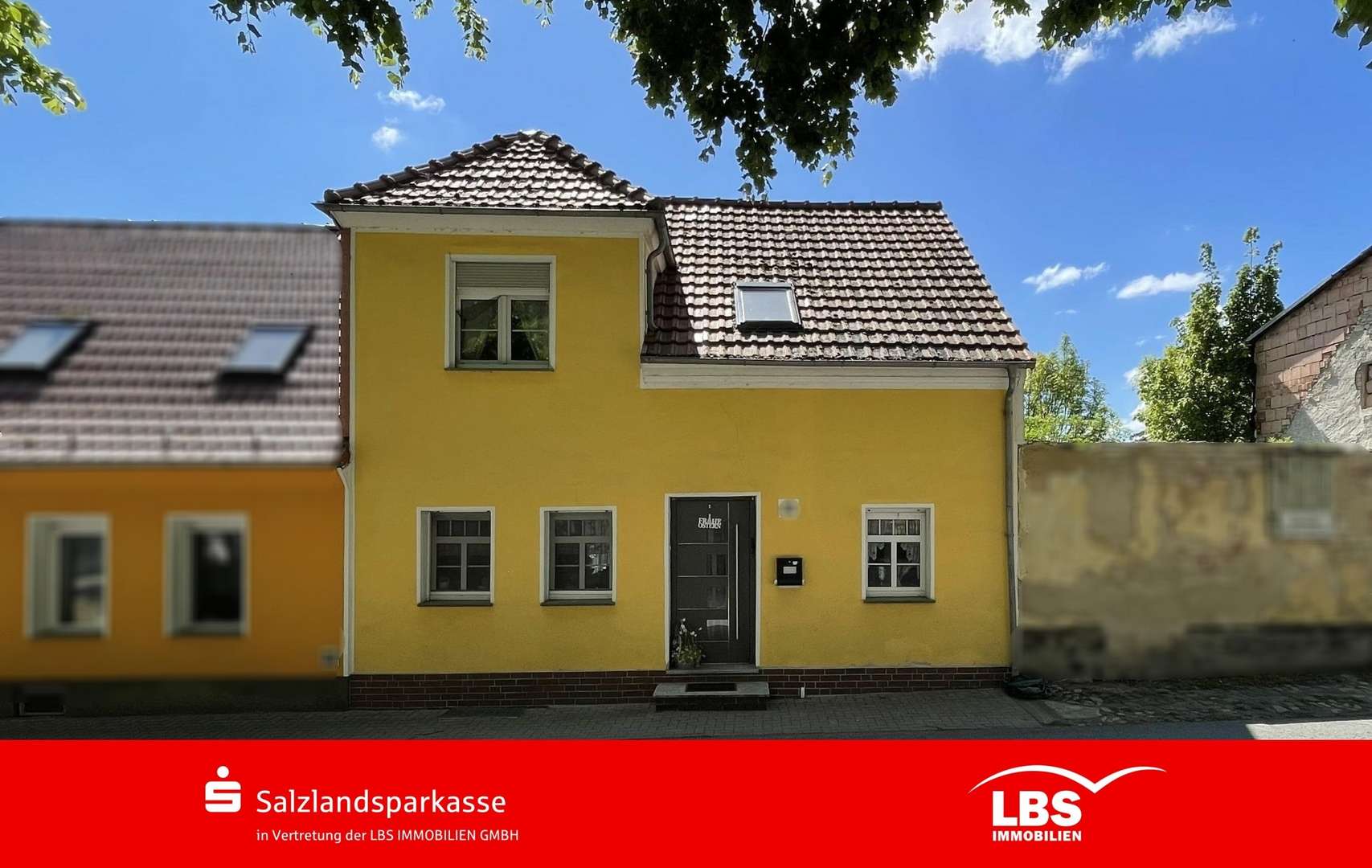 Vorderansicht - Reihenendhaus in 39444 Hecklingen mit 100m² kaufen