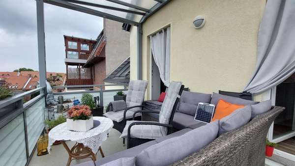 Balkon Balkon - Dachgeschosswohnung in 06449 Aschersleben mit 115m² kaufen