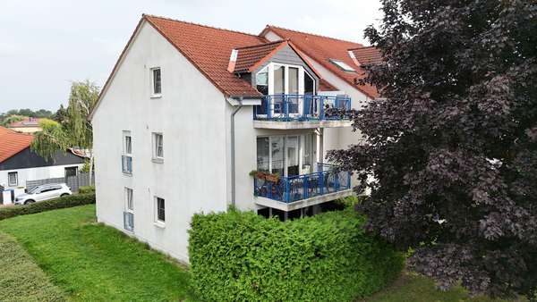 Rückansicht Rückansicht - Dachgeschosswohnung in 39444 Hecklingen mit 57m² kaufen