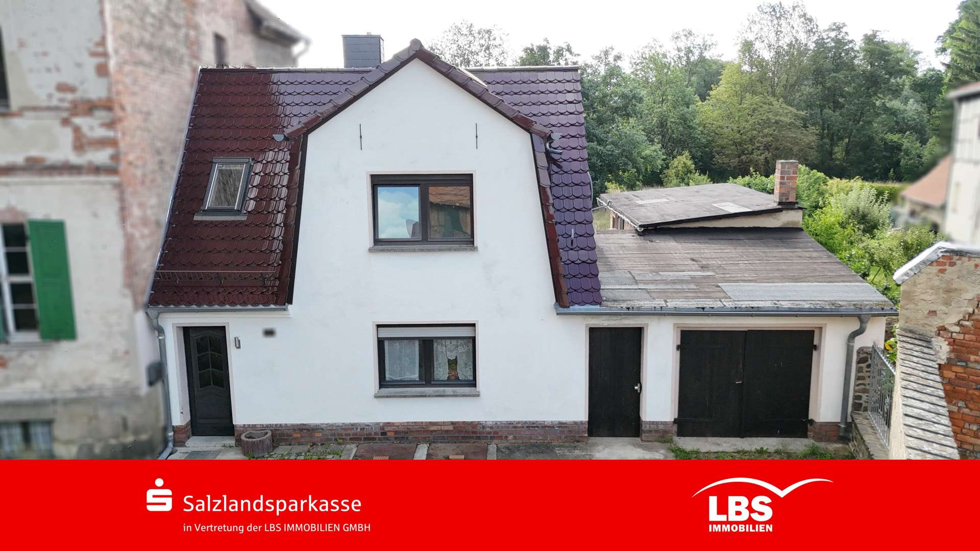 Vorderansicht - Reihenendhaus in 06467 Hoym mit 90m² kaufen