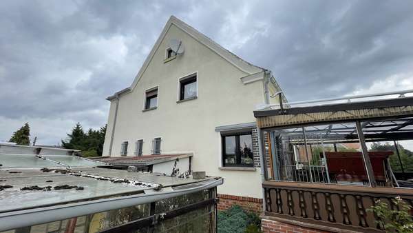 Giebelansicht - Einfamilienhaus in 39218 Schönebeck mit 150m² kaufen