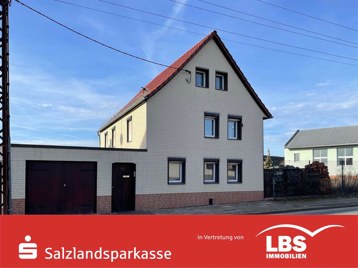 Vorderansicht - Einfamilienhaus in 06449 Aschersleben mit 80m² kaufen