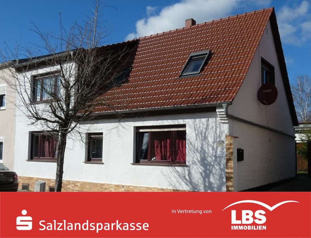 Hausansicht - Doppelhaushälfte in 39418 Staßfurt mit 115m² kaufen