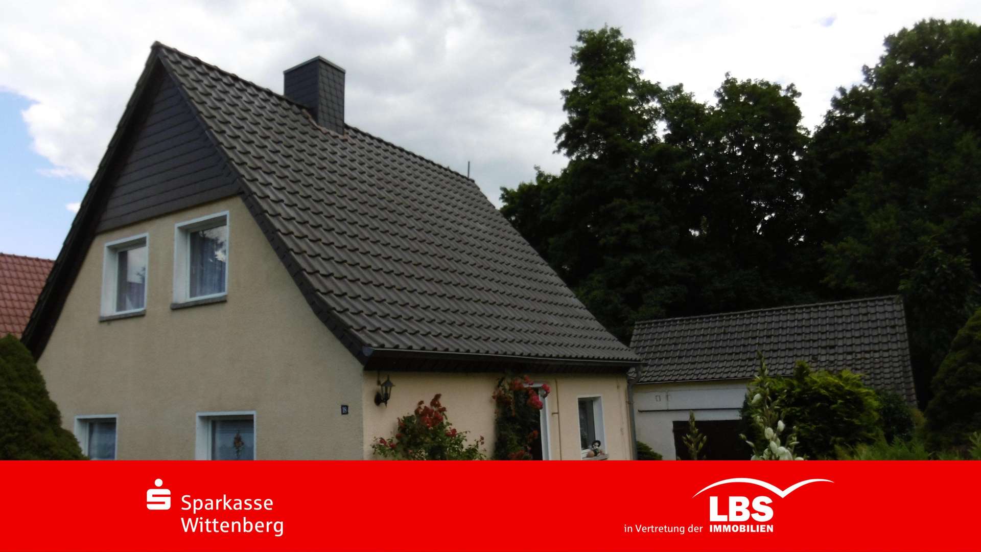 Vorderansicht - Einfamilienhaus in 06889 Lutherstadt Wittenberg mit 130m² kaufen