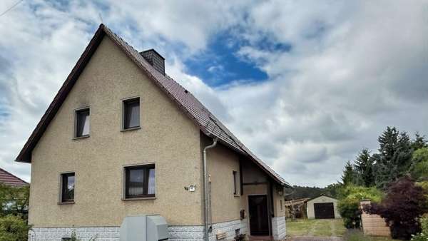 Vorderansicht Vorderansicht - Einfamilienhaus in 14822 Brück mit 115m² kaufen