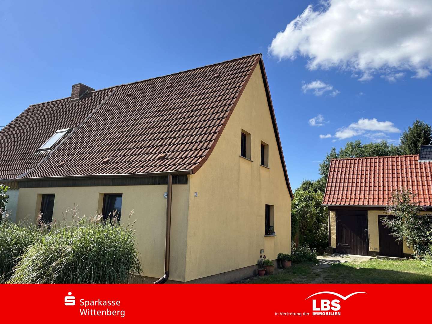 Haus Seite Haus Seite - Doppelhaushälfte in 06886 Lutherstadt Wittenberg mit 85m² kaufen