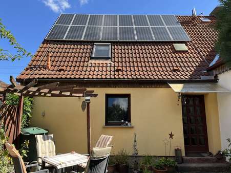Haus Eingang Haus Eingang - Doppelhaushälfte in 06886 Lutherstadt Wittenberg mit 85m² kaufen