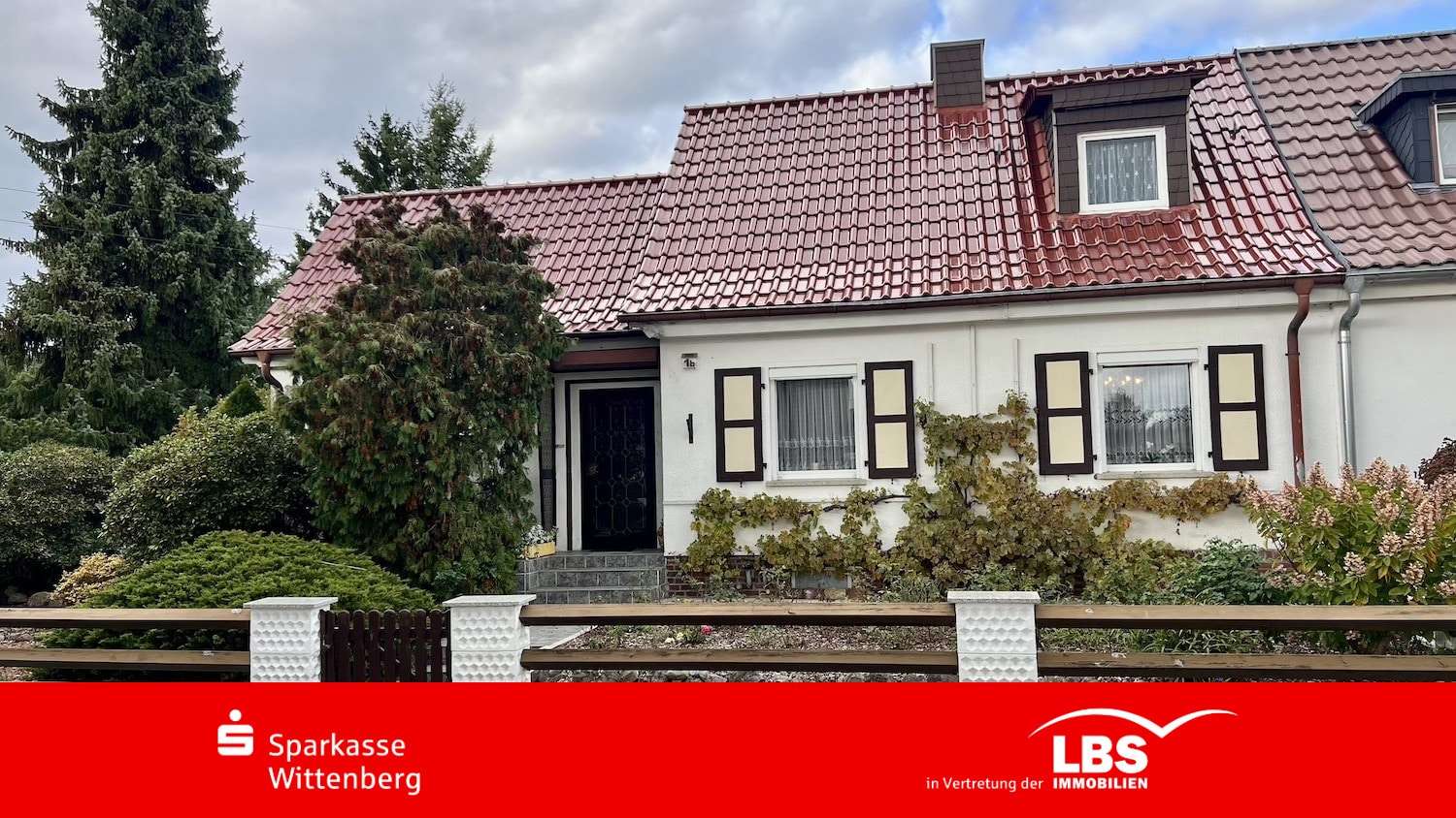 Außenansicht Außenansicht - Doppelhaushälfte in 06886 Lutherstadt Wittenberg mit 75m² kaufen