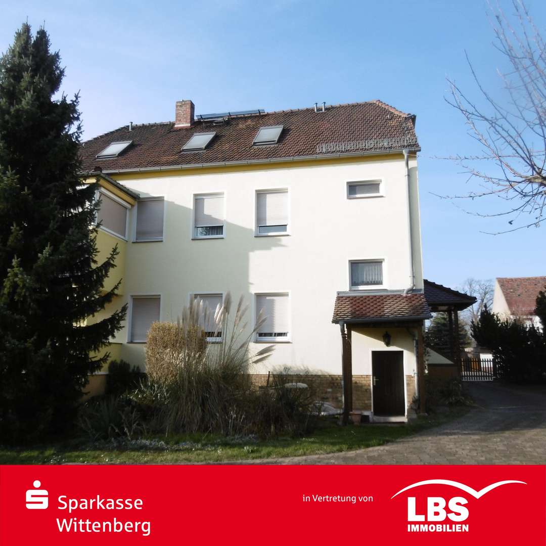 Hinteransicht - Zweifamilienhaus in 06925 Annaburg mit 222m² kaufen