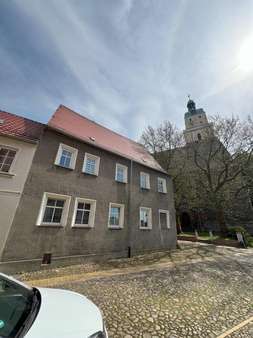 Hausansicht vorne - Zweifamilienhaus in 06905 Bad Schmiedeberg mit 170m² kaufen