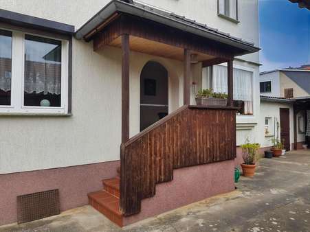 Hauseingang - Doppelhaushälfte in 39524 Schönhausen mit 123m² kaufen