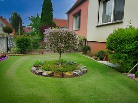 Vorgarten - Doppelhaushälfte in 39524 Schönhausen mit 123m² kaufen
