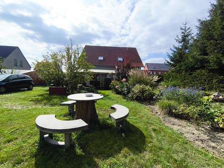 Blick vom Garten Blick vom Garten - Einfamilienhaus in 39628 Bismark mit 140m² kaufen