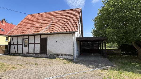 Außenansicht Außenansicht - Einfamilienhaus in 06343 Mansfeld mit 165m² kaufen