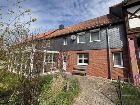 Rückseite Hausansicht - Reihenmittelhaus in 38836 Pabstorf mit 190m² kaufen