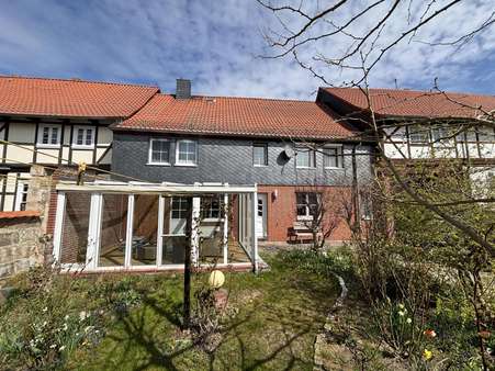 Rückseite Hausansicht - Reihenmittelhaus in 38836 Pabstorf mit 190m² kaufen