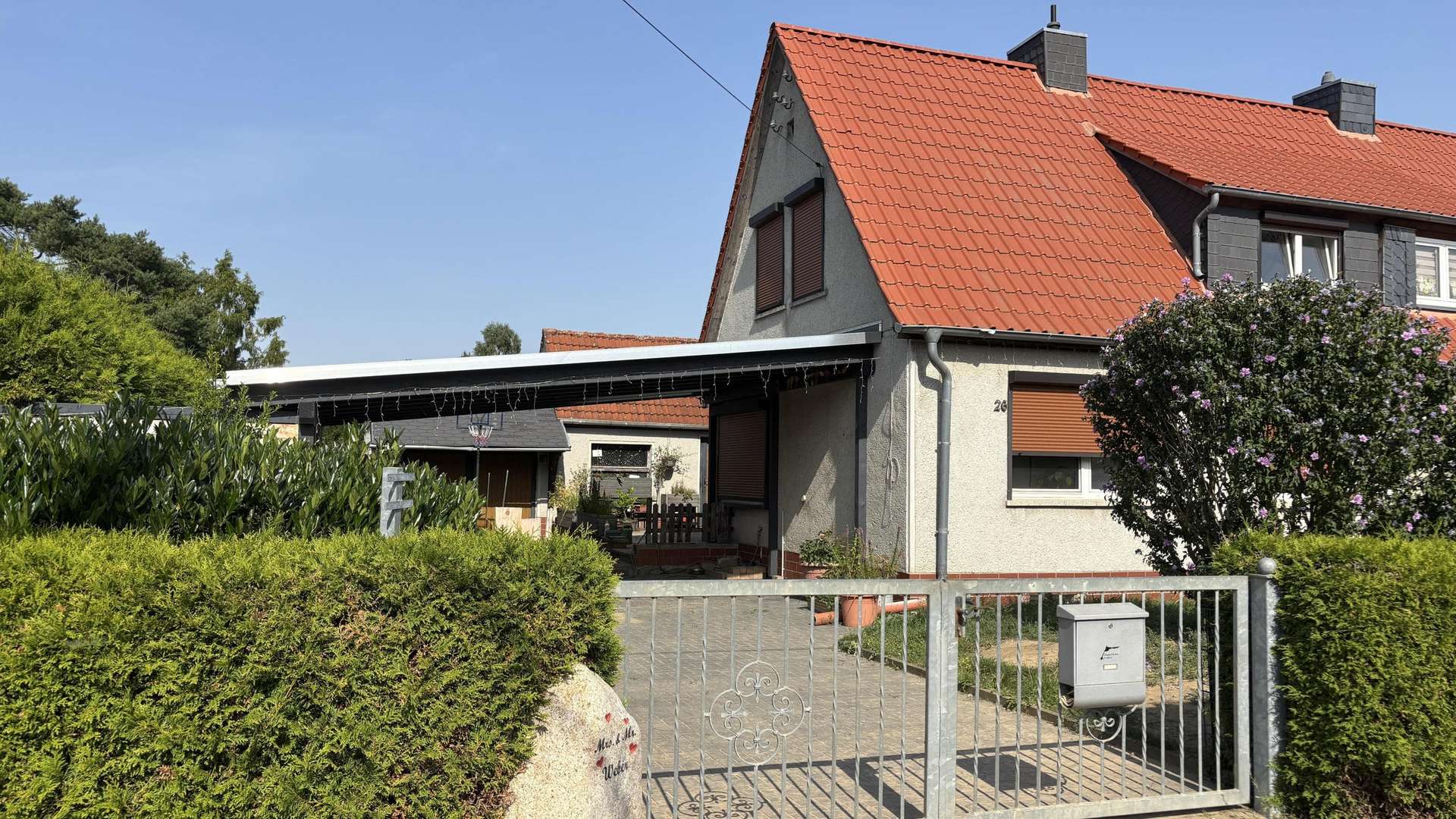Hausansicht Hausansicht - Doppelhaushälfte in 38820 Halberstadt mit 97m² kaufen
