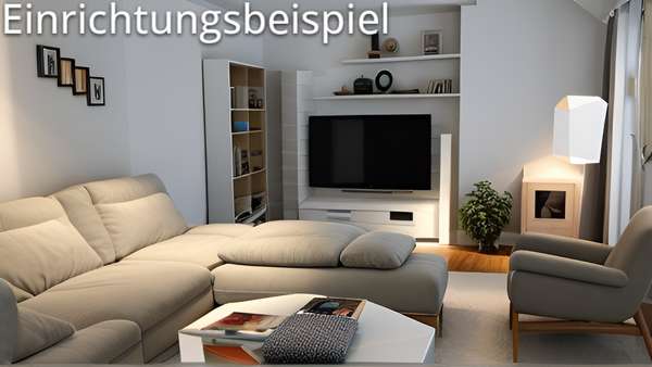 Beispiel Wohnzimmer - Bungalow in 39114 Magdeburg mit 91m² kaufen