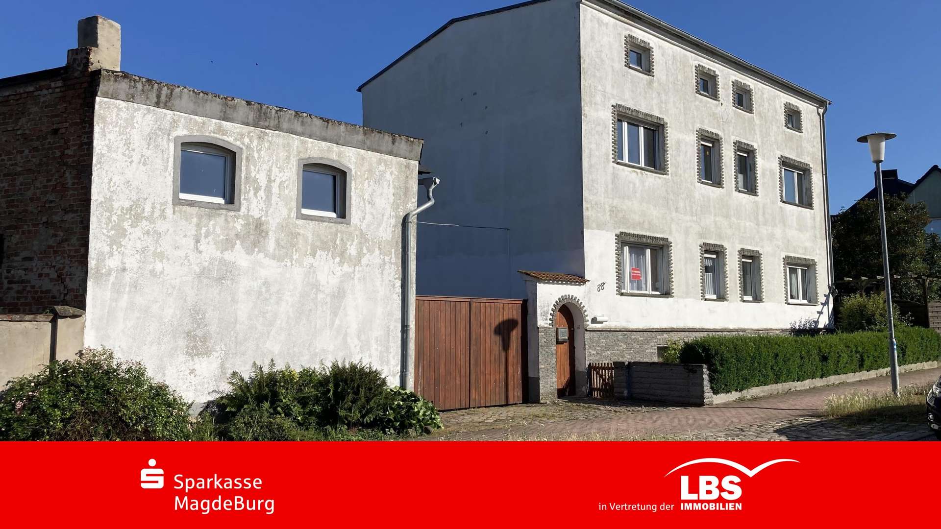 Vorderansicht Vorderansicht - Zweifamilienhaus in 39164 Wanzleben-Börde mit 166m² kaufen